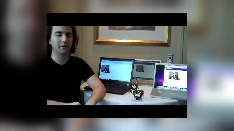 YouTube thumbnail about P2P live streaming with BitTorrent showing a network of peers